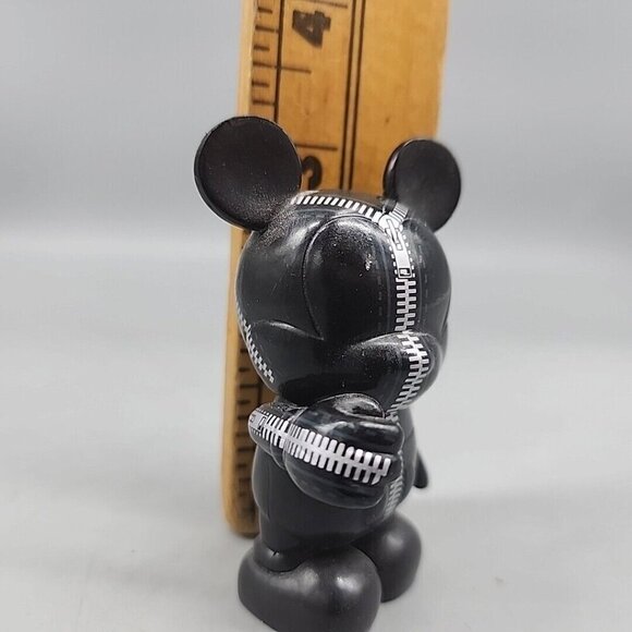 Disney Vinylmation Urban 6 Zipper by Thomas Scott Black Mickey Mouse - Picture 5 of 5